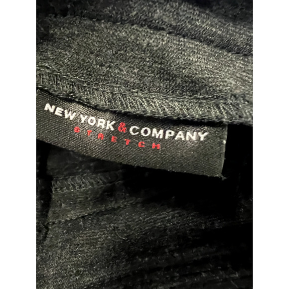 New York &‎ Company Wide Leg Cropped Pants Womens Size XS Y2K Minimalist - Picture 6 of 13